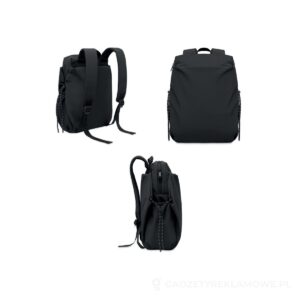 nylonowy plecak na laptopa 16" NAPA - czarny – zdjęcia produktu