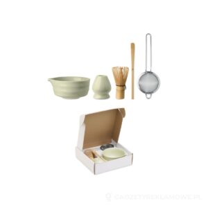 Zestaw matcha 5 szt MATCHY - miętowy – zdjęcia produktu