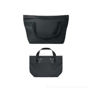 Torba na zakupy rowerowe PU 10L RIDE TOTE BAG - czarny – zdjęcia produktu