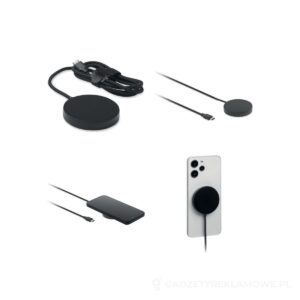 Magnetyczna ładowarka bezprzewo CICLESS - czarny – zdjęcia produktu