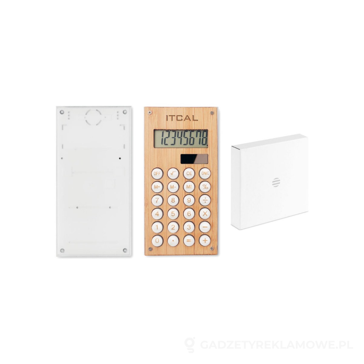 MO6215-40-wariant-watermark 8-cyfrowy kalkulator bambusowy CALCUBAM - brazowy – zdjęcia produktu
