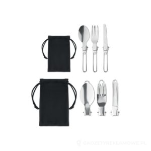 Zestaw sztućców kempingowych STAPI SET – zdjęcia produktu