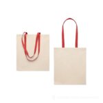 Torba na zakupy 140 gr/m² ZEVRA - czerwony – zdjęcia produktu
