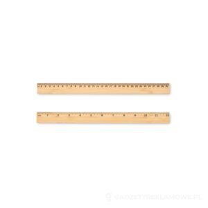 Linijka bambusowa 30 cm BARIS - brazowy – zdjęcia produktu