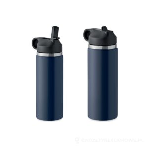Butelka podwójna ścianka 500ml IVALO - granatowy – zdjęcia produktu