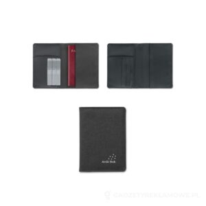 Etui na paszport SHIELDOC - czarny – zdjęcia produktu