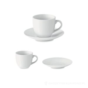 Filiżanka i spodek do espresso ESPRESSO - biały – zdjęcia produktu