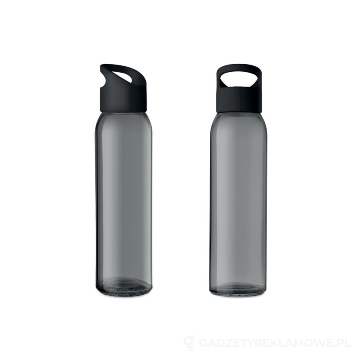 MO9746-03-wariant-watermark Szklana butelka 500ml PRAGA GLASS - czarny – zdjęcia produktu