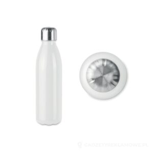 Szklana butelka 650 ml ASPEN GLASS - biały – zdjęcia produktu