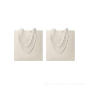 Bawełniana torba na zakupy COTTONEL ++ - beżowy – zdjęcia produktu