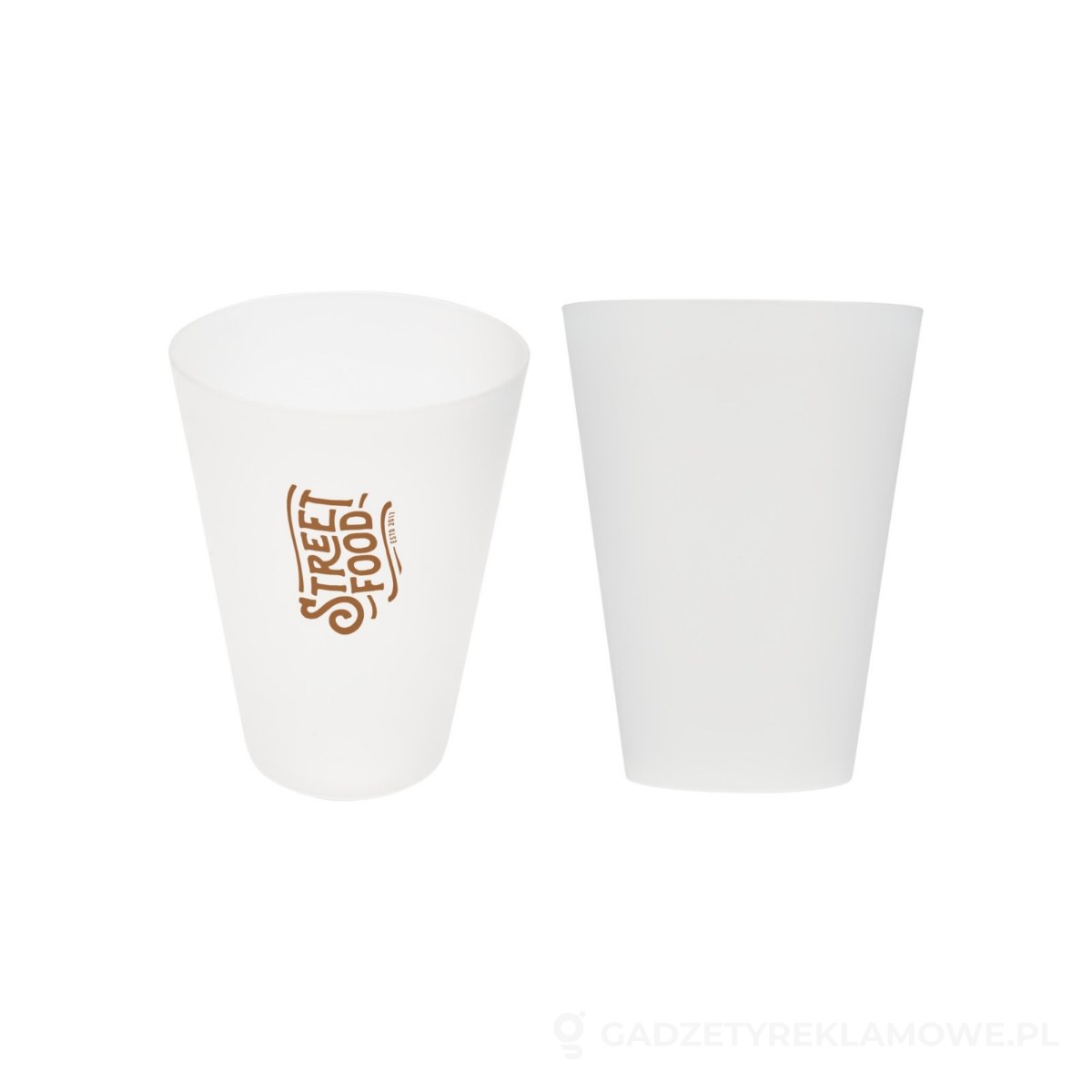 PFC-10085401-wariant-watermark Glastonbury kubek wielokrotnego użytku o pojemności 300 ml z tworzyw sztucznych - biały – zdjęcia produktu