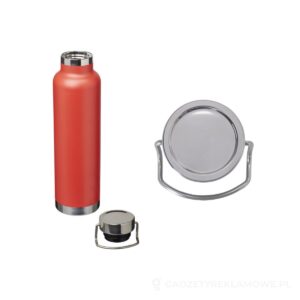 Astra butelka ze stali nierdzewnej z recyklingu z miedzianą izolacją próżniową o pojemności 650 ml, posiadająca certyfikat RCS - czerwony – zdjęcia produktu