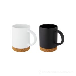 Neiva Kubek ceramiczny o pojemności 425 ml z korkową podstawą – dostępne kolory