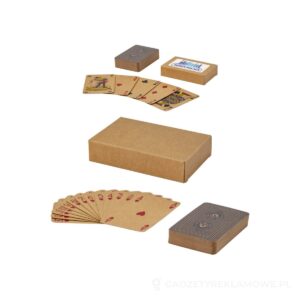 Ace zestaw kart do gry z papieru Kraft - piasek pustyni – zdjęcia produktu