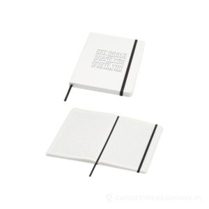 Holm notatnik A5 z papieru z kamienia z kartkami w linie - biały – zdjęcia produktu