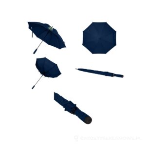 Niel automatyczny parasol o średnicy 58,42 cm wykonany z PET z recyklingu - niebieski – zdjęcia produktu