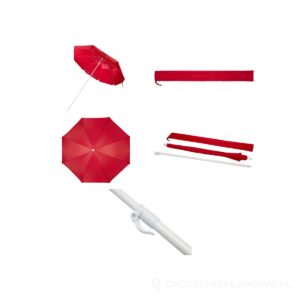 Parasol plażowy Zenith - czerwony – zdjęcia produktu