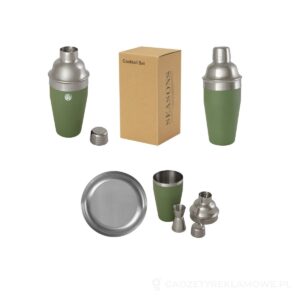 Gaudie shaker do koktajli ze stali nierdzewnej z recyklingu - zielony – zdjęcia produktu