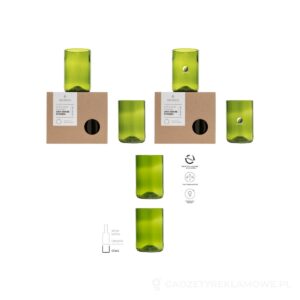 Originalhome zestaw szklany - zielony – zdjęcia produktu