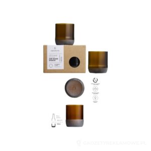 Originalhome zestaw 2 szklanek - brazowy – zdjęcia produktu