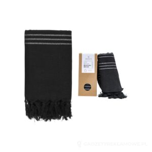Originalhome tkanina z recyklingu — 85 x 175 cm - czarny – zdjęcia produktu