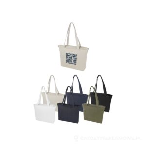Weekender torba na zakupy z materiału z recyklingu o gramaturze 500 g/m² - piasek pustyni – zdjęcia produktu