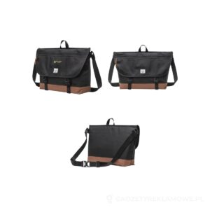Herschel Cove torba listonoszka z recyklingu o pojemności 22,5 l - czarny – zdjęcia produktu