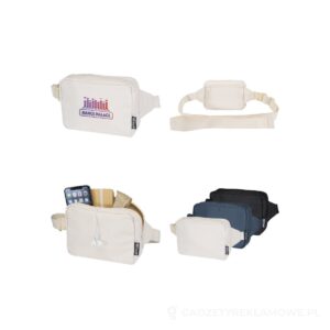 Trip Aware™, torba na ramię wykonana z materiałów z recyklingu, 1 l - biały – zdjęcia produktu