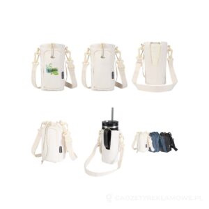 Trip Aware™, torba na butelki wykonana z materiałów z recyklingu, 2 l - biały – zdjęcia produktu