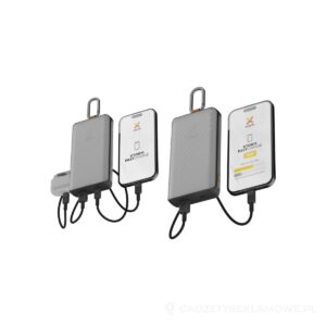 Xtorm XG2S101 Go2 powerbank solarny o pojemności 10.000 mAh i mocy 15 W ze światłem - szary – zdjęcia produktu