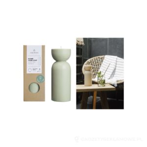 Originalhome świeca organiczna — średnia - zielony – zdjęcia produktu