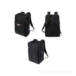 Expedition Pro rozszerzany plecak na laptopa 17 cali o pojemności 12 l wykonany z materiałów z recyklingu z certyfikatem GRS - czarny – zdjęcia produktu
