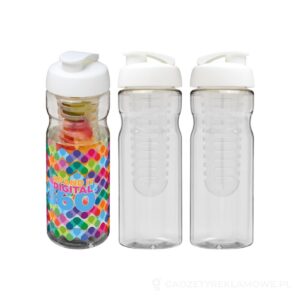 Bidon H2O Base® z wieczkiem na zacisk o pojemności 650 ml zmożliwością przyrządzania wody smakowej – zdjęcia produktu