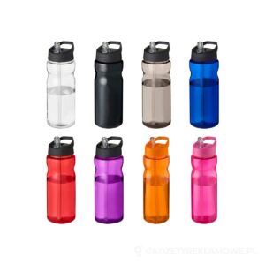 Bidon H2O Base® o pojemności 650 ml z wieczkiem z słomką – dostępne kolory