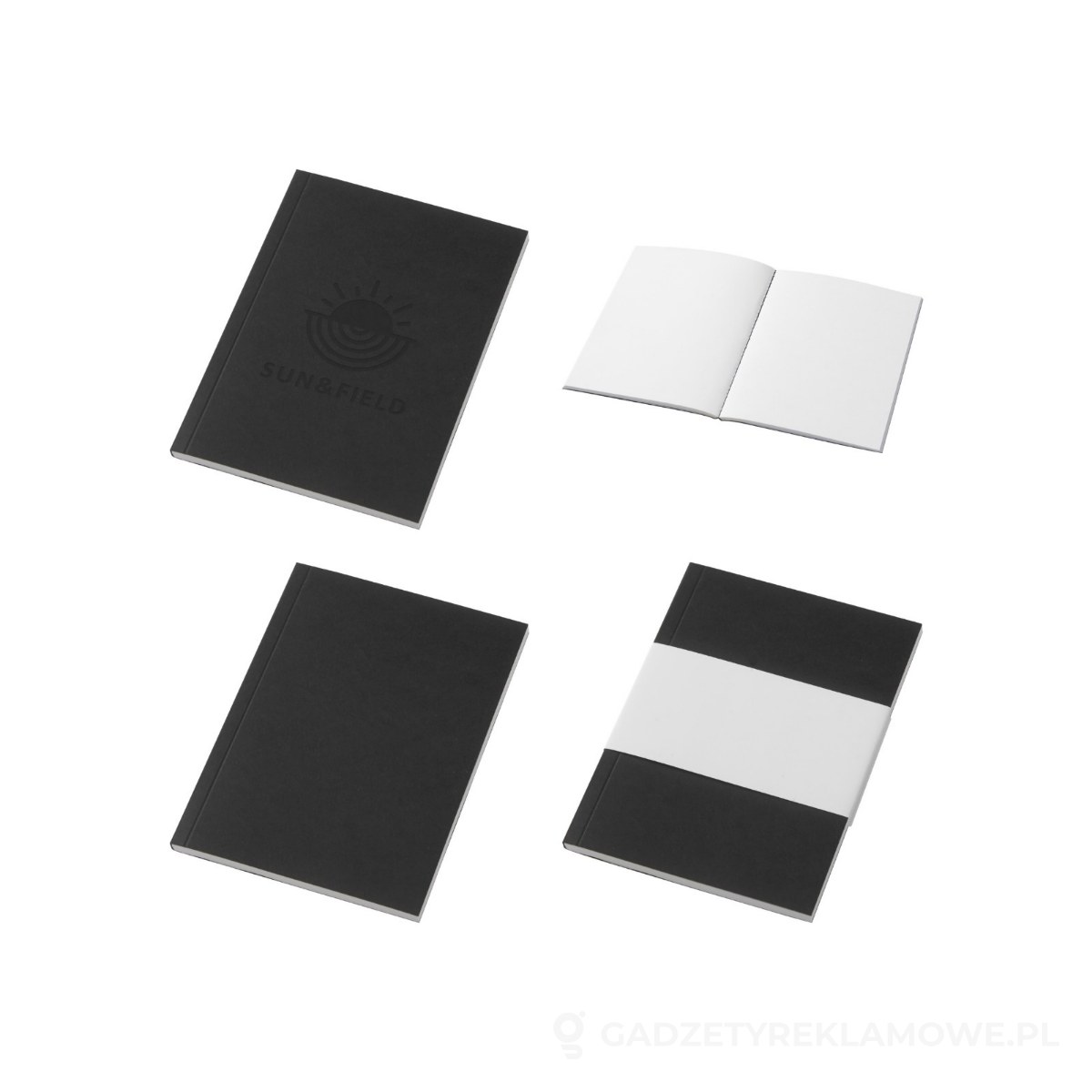 PFC-21024790-wariant-watermark Notatnik A6 Novella Austen z miękką okładką, 50 kartek - czarny – zdjęcia produktu
