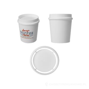 Americano® Switch kubek o pojemności 200 ml z pokrywką 360° - biały – zdjęcia produktu