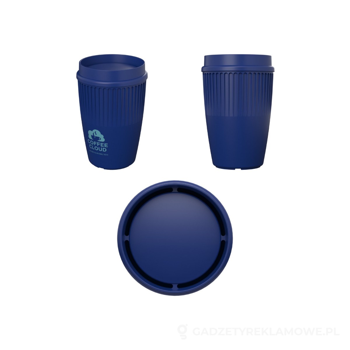 PFC-21046252-wariant-watermark Cirrus kubek o pojemności 350 ml z pokrywką 360° - niebieski – zdjęcia produktu