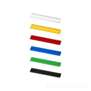 Refari linijka z tworzywa sztucznego pochodzącego z recyklingu o długości 15 cm – dostępne kolory