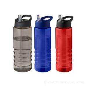 H2O Active® Eco Treble bidon z pokrywką z tutką o pojemności 750 ml – dostępne kolory
