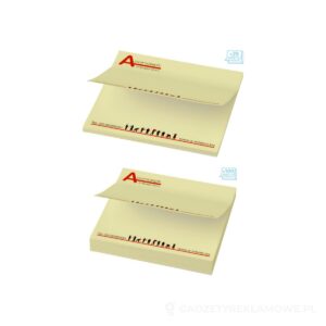 Karteczki samoprzylepne Sticky-Mate® 75x75 - żółty – zdjęcia produktu