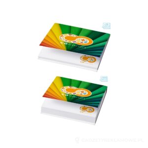 Karteczki samoprzylepne Sticky-Mate® 75x75mm w miękkiej okładce - biały – zdjęcia produktu