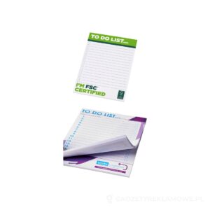 Notatnik Desk-Mate® w formacie A5 - biały – zdjęcia produktu
