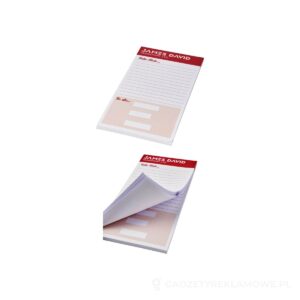 Notatnik Desk-Mate® 1/3 w formacie A4 - biały – zdjęcia produktu