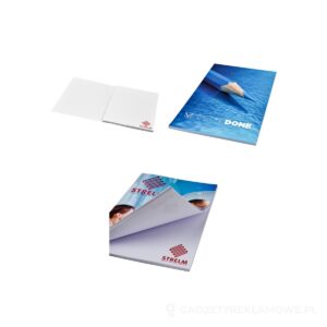 Notatnik Desk-Mate® w formacie A5 otwierany doformacie góry - biały – zdjęcia produktu