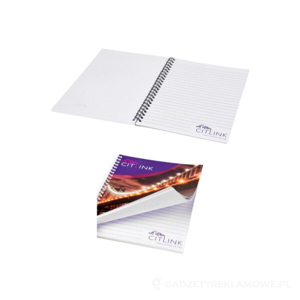 PFC-21250012-wariant-watermark Notatnik Desk-Mate® w formacie A4 z przedziałką - biały – zdjęcia produktu