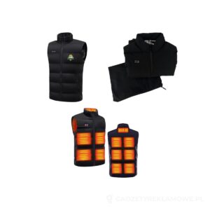 SCX.design G01 podgrzewana ocieplana kamizelka z powerbankiem - czarny, XXL – zdjęcia produktu