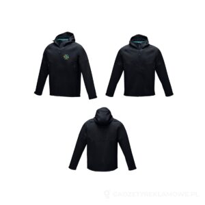 Męska kurtka softshell Coltan z materiałów z recyclingu z certyfikatem GRS - czarny, M – zdjęcia produktu
