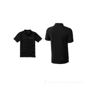Męskie polo Calgary z krótkim rękawem - czarny, XL – zdjęcia produktu