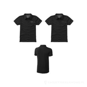 Męskie polo Markham z krótkim rękawem ze stretchu - czarny, M – zdjęcia produktu