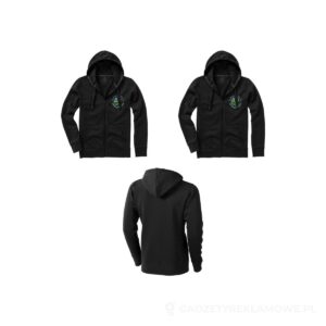 Męska rozpinana bluza z kapturem Arora - czarny, L – zdjęcia produktu